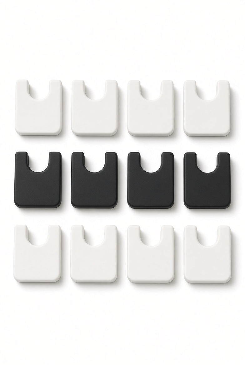 Desktop Cable Organizer Clips - clean desk cable management