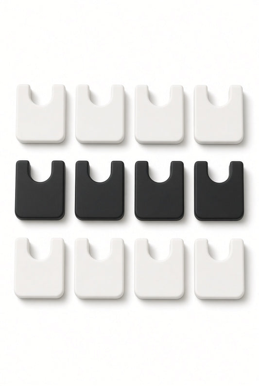 Desktop Cable Organizer Clips - clean desk cable management