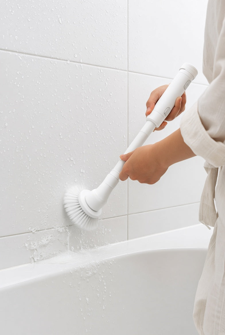 5-in-1 Electric Spin Scrubber - interchangeable brush heads