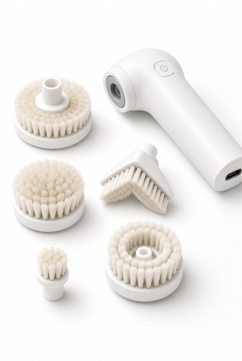 5-in-1 Electric Spin Scrubber - key features overview