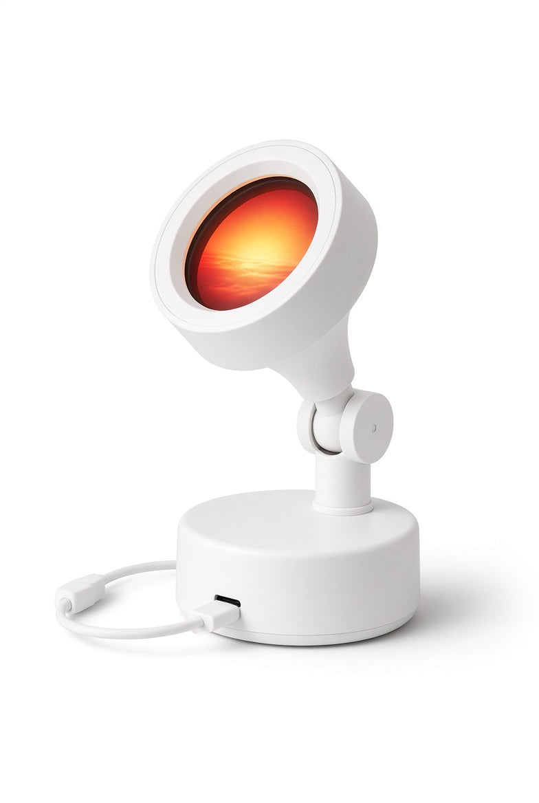 Sunset Glow Projection Lamp - close-up product detail