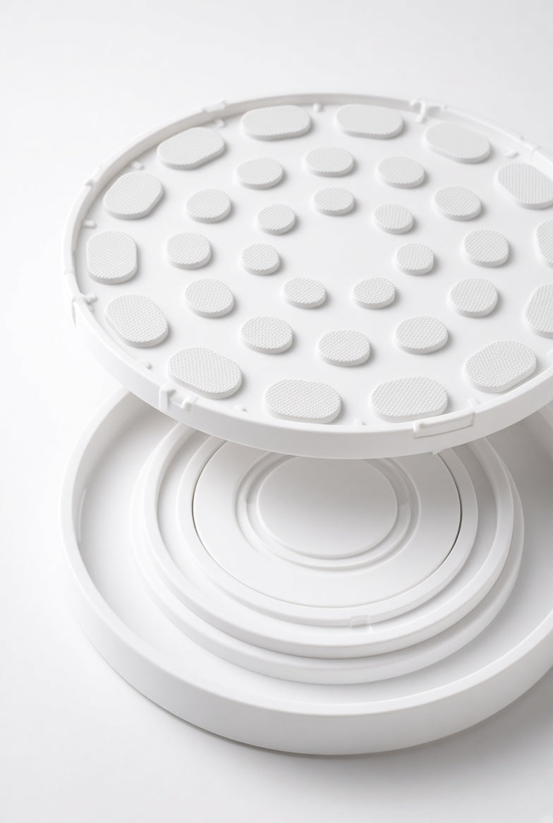 360° Rotating Kitchen Organizer - kitchen countertop in use